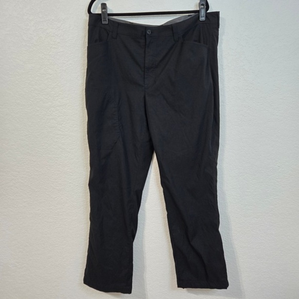 Eddie Bauer 40X30 Mens Fleece Lined Tech‎ Pant Black Casual Outdoor